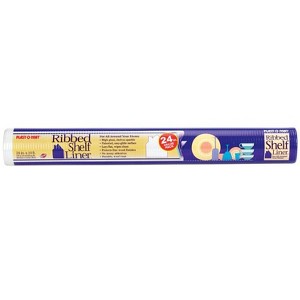 Warp's Plast-O-Mat 10 ft. L X 24 in. W Bisque Non Adhesive Ribbed Shelf Liner - 1 of 1