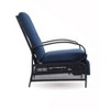 2pc Patio Set with Adjustable Recliner Lounge Chair & Small Side Table - Captiva Designs: All-Weather, UV-Resistant - 3 of 4
