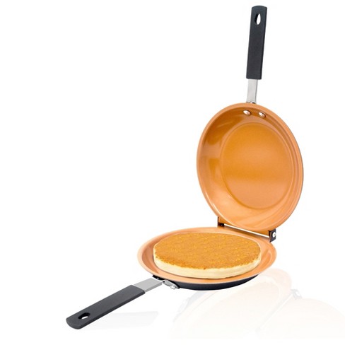 Gotham Steel Nonstick Double Side Frying Pan Pancake Maker : Target