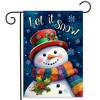 Briarwood Lane Garden Flag 12x18 For Outdoor Friendly Winter Snowman For Winter Garden Flag Flags For Outside - 2 of 4
