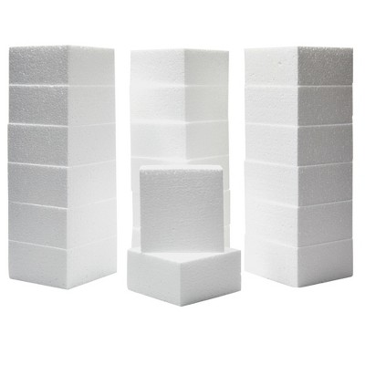 6 Pack Floral Foam Blocks - Wet Foam Bricks for Florists, Crafts, Fresh Flower  Arrangements (9 x 4 x 3 In, Green)