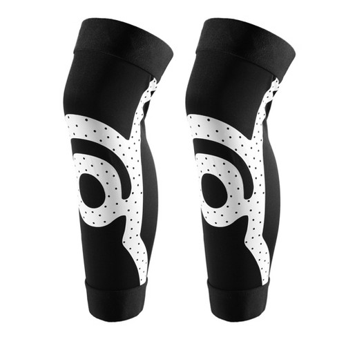 Knee Compression Sleeve (Pair) - Black/White