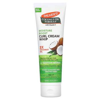 Palmer's Coconut Oil Formula with Vitamin E, Moisture Boost, Curl Cream Whip, 8.5 fl oz (250 ml)