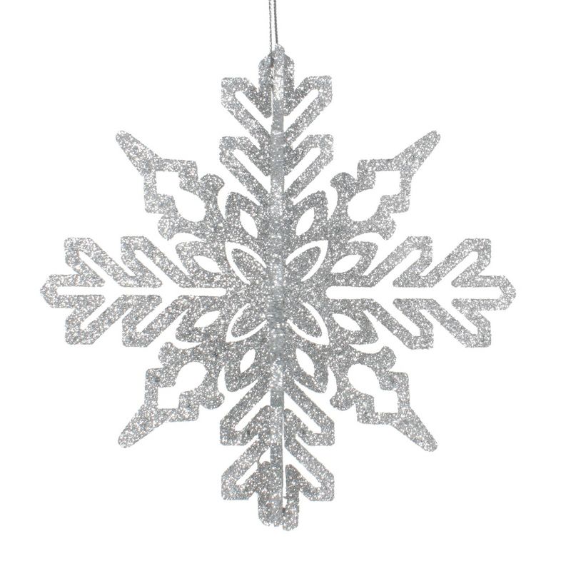 Vickerman 3D Snowflake Ornament, 1 of 4