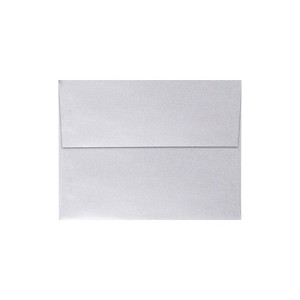LUX A4 Invitation Envelopes (4 1/4 x 6 1/4) 50/Pack Silver Metallic (4872-06-50) - 1 of 1