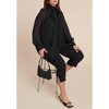 ELOQUII Sheer Neck Tie Blouse - 4 of 4