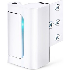 DOMETOUR Home Security Door Reinforcement Lock, Child Proof, Withstand 800 lbs, Top Flip Latch for Inward Swinging Doors - 1 of 4