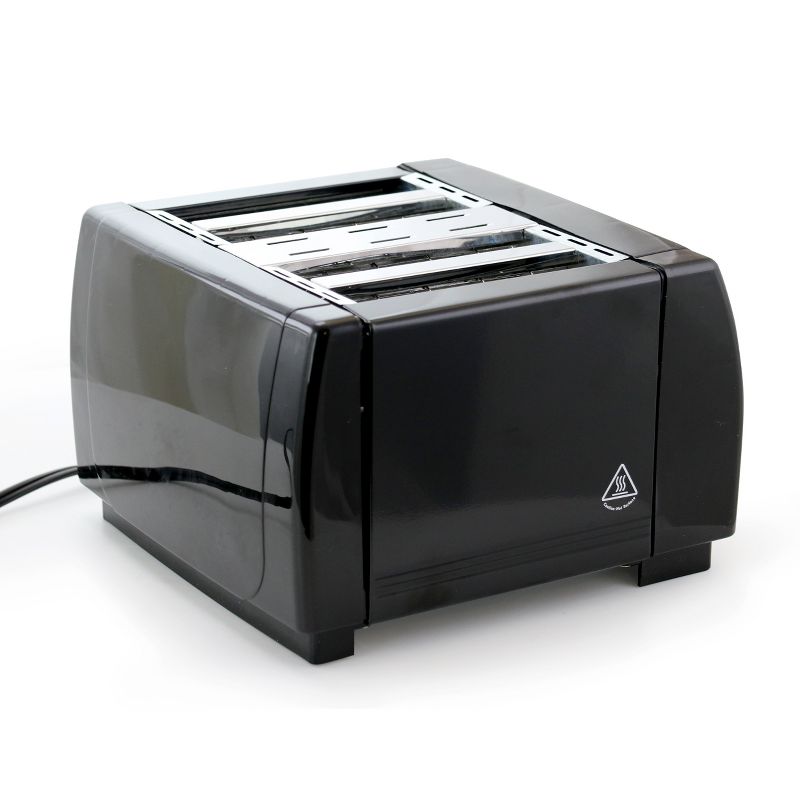Better Chef 4 Slice Dual-Control Black Toaster, 5 of 6