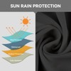 ELECWISH 13ft Outdoor Patio Umbrella, Double Sided Market Rectangle Umbrella with Crank Handle,Large Sun Shade for Outside Deck,Backyard,Garden - 3 of 4