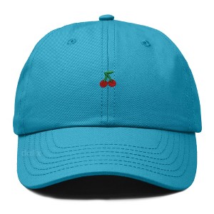 Dalix Lil Cherry Embroidered Cotton Summer Outdoor Baseball Cap Dad Hat Womens - 1 of 4