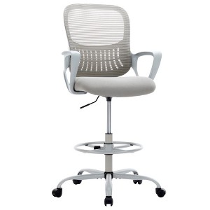 CAVINAS Office Chair with Adjustable Foot Ring,Adjustable Height Desk Chair for Adult,Student - 1 of 4