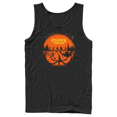 Men's Stranger Things Two Planes Collide Tank Top - image 1 of 4