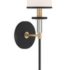Crystorama Lighting Hatfield 1 - Light Sconce in  Black Forged/Vibrant Gold - 3 of 4