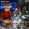 Itopfox 300 LED White Christmas Lights 98ft Clear Wire 8 Lighting Modes Indoor Outdoor Waterproof String for Tree Party Decor 1 Pack - 3 of 4