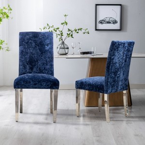 NicBex High-End Plush Velvet Upholstered Tufted Dining Chairs Set of 2 with Stainless Steel Legs,Modern Accent Chairs for Dining Room,Office - 1 of 4