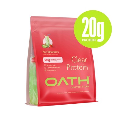 Oath Nutrition Clear Protein Powder - Kiwi Strawberry - 18 Servings