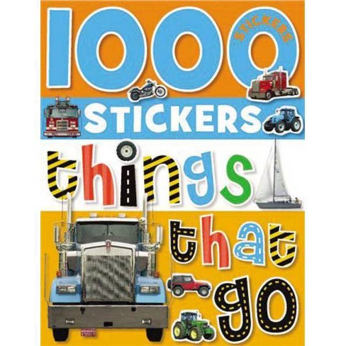 1000 Stickers Things That Go By Make Believe Ideas Ltd Mixed Media Product Target