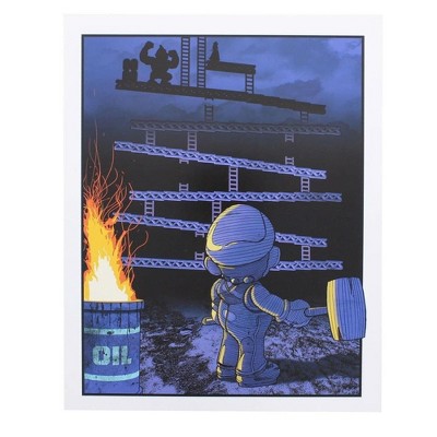 Nerd Block Donkey Kong 8x10 Art Print by Russ Moore (Arcade Block Exclusive)