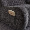PAGED Comfy Accent Chair Modern Bean Bag Chair with Armrests and High-density Foam Filling, Chenille Reading Chair for Living Room, Bedroom - 4 of 4