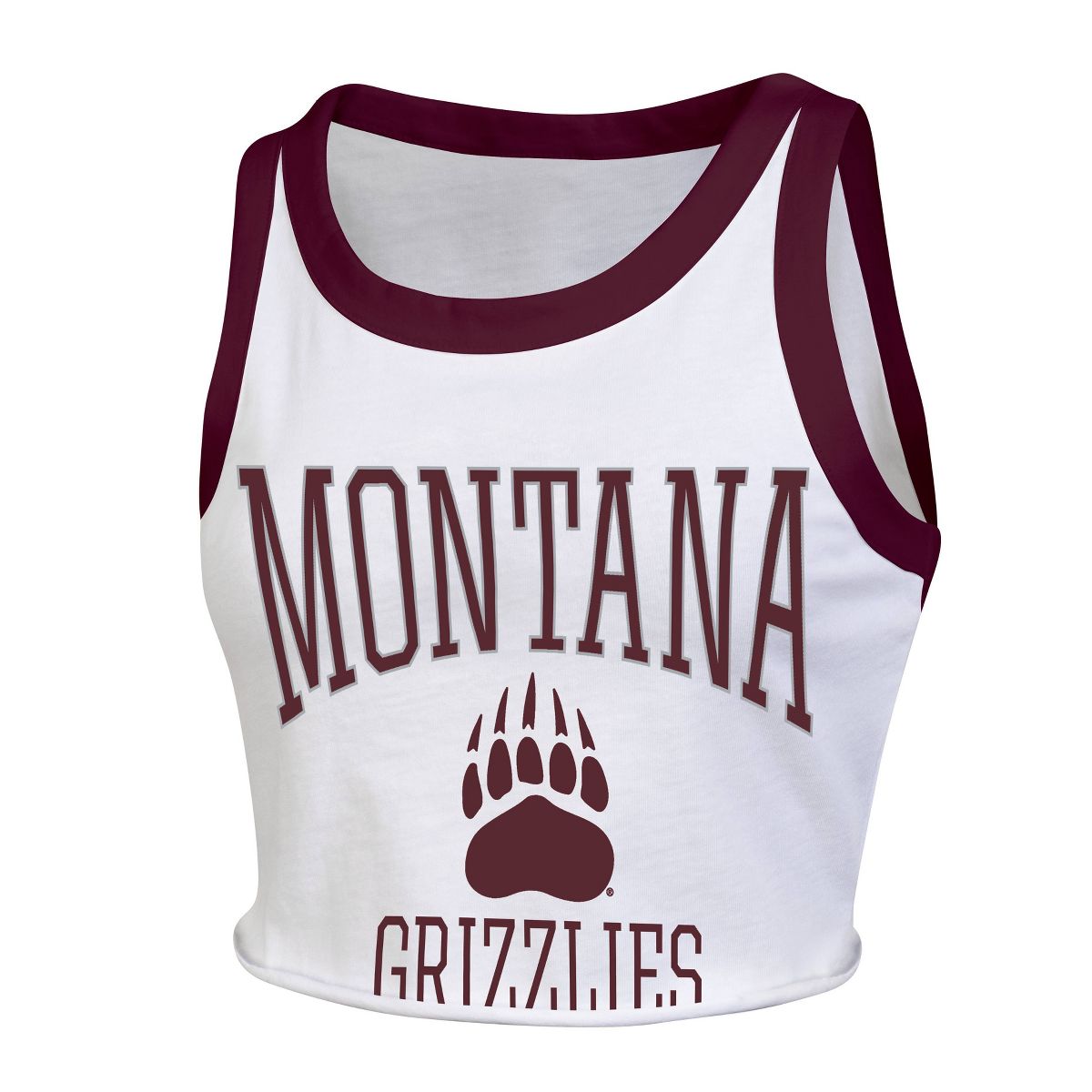 NCAA Montana Grizzlies Women's White Tank Top