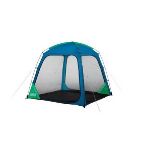 Coleman 80"x8' Skyshade 6 Person Screen Dome Canopy Beach Shelter Tent- Blue - 1 of 4