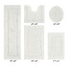 Lux Premium 100% Cotton Tufted Solid Reversible 5 PC Bath Rug Set – Ultra-Soft, Water-Absorbent, Durable, Machine Washable Bathroom Rug - 2 of 4
