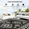 LOVSON Outdoor Rug for Patio for Decor,Portable Outside Camping Area Carpet Mat,Reversible Rug,for Backyard Porch,Picnic - 4 of 4
