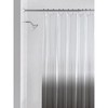 LunaLulinlk PEVA shower curtain with hooks, black, white - 2 of 4