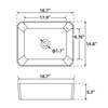Countertop Bathroom Sink, Bathroom Vessel Sink, Ceramic Vessel Sink - 2 of 4
