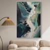 Art Remedy Sage River Blue Abstract Wall Art Framed - 2 of 4