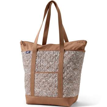 Lands' End Medium Classic Quilted Tote Bag