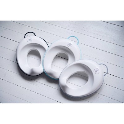 White and Gray Ergonomic Toilet Training Seat