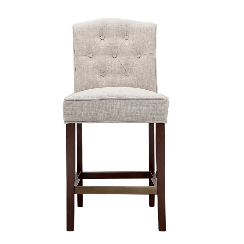 Khloe Tufted Counter Height Barstool Tan - Madison Park, 1 of 10