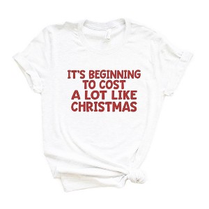 Simply Sage Market Women's Cost Like Christmas Short Sleeve Graphic Tee - 1 of 4