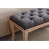 NicBex Modern 43.3" Bedroom Bench Wood Accent Stools with Button Tufted for Bedroom and Entryway - 3 of 4