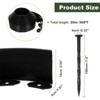 Unique Bargains Flexible Durable Maintenance-Free DIY Landscape Edging 1 Pc - 2 of 4