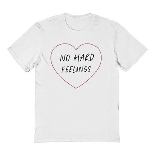 Social Collective Men's No Hard Feelings  Valentines Day Short Sleeve Graphic Cotton T-Shirt - 1 of 3