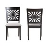 Baxton Studio Olympia Modern Fabric and Wood Dining Chair Set - image 3 of 4