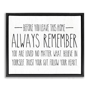 Stupell Industries Follow Your Heart Motivational Quote Casual Phrase, 25" x 31" - 1 of 4