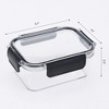 REGALWOVEN Leakproof Good-Grade Plastic Airtight Multi-Use Food Container 5 Pcs - 2 of 4