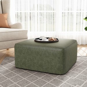 Christopher Knight Home Yzabella Modern Indoor Versatile Upholstered Square Ottoman - 1 of 4