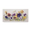 Trademark Fine Art -Joanne Porter 'Pansies Faces' Canvas Art - 2 of 3