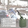 NAYSAYE 5L/10L/20L Gas Can Standard Cold-rolled Plate Petrol Diesel Can with Oil Pipe and Three Handles for Car Fuel Storage and Outdoor Use - 4 of 4