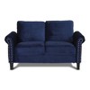 New Classic Furniture, Alani Loveseat-Deep Blue - 2 of 4