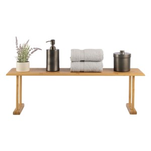 Hastings Home Bamboo Sink Shelf - Counter Organizer and Space-Saving Storage - 1 of 4