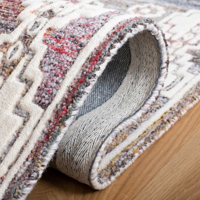 Ivory Elegance 6' Square Hand-Tufted Wool Area Rug