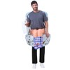 Joyfy Adults Halloween Inflatable Costumes, Sitting on a Toilet Inflatable Costume, Funny Blow Up Costumes for Halloween Costume Cosplay - 3 of 4