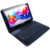 LINSAY® 10.1" Octa Core  256GB Storage Android 15 Tablet Dual Camera Android with Black Crocodile Keyboard - 2 of 3