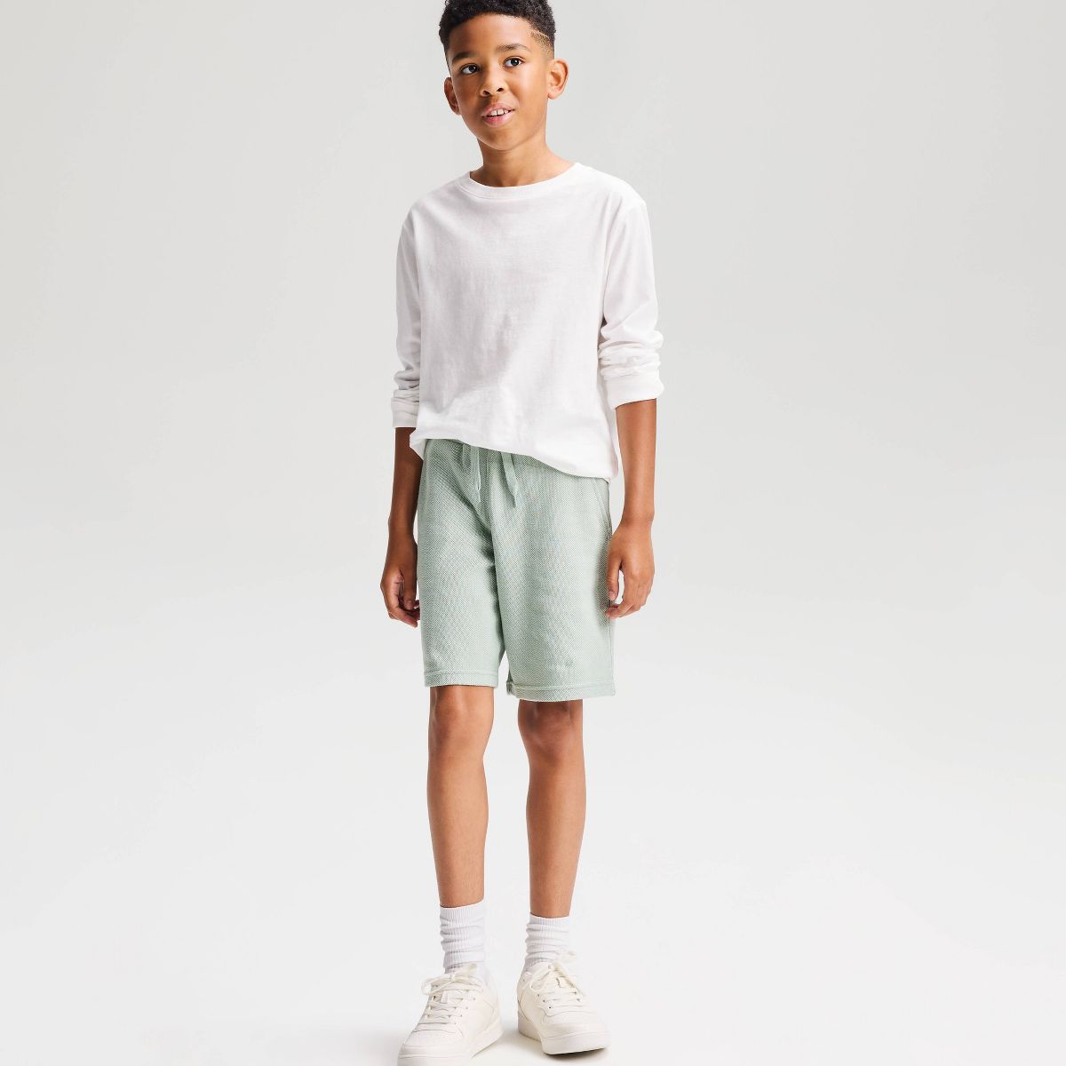 Boys' Long Sleeve 100% Cotton Classic Fit T-Shirt - Cat & Jack™ - thumbnail 10