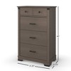 Child Craft Redmond 4 Drawer Chest for Nursery or Bedroom, Plenty of Storage, Anti-Tip Kit Included to Prevent Tipping, Non-Toxic, Baby Safe Finish - 3 of 4